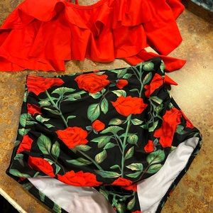 Cocoship two piece swimsuit. Size medium. Great condition